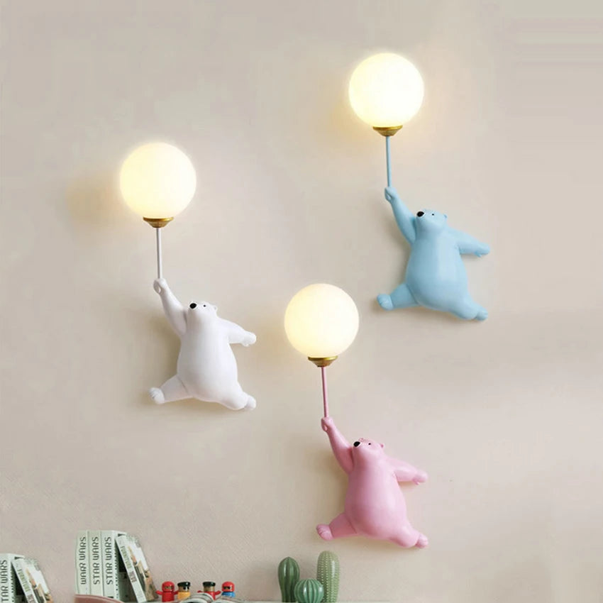 Creative Bear LED Wall Lamp