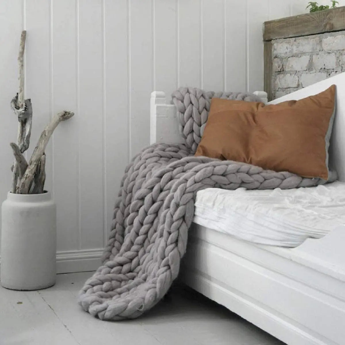 Handmade Chunky Knit Blanket