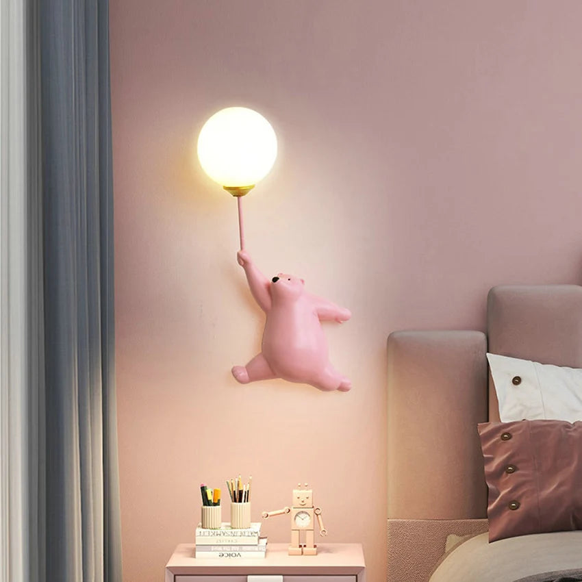 Creative Bear LED Wall Lamp