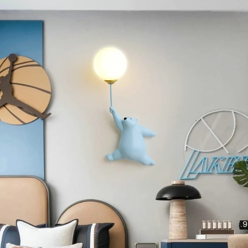 Creative Bear LED Wall Lamp